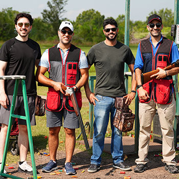 Group of trap and skeet enthusiasts.